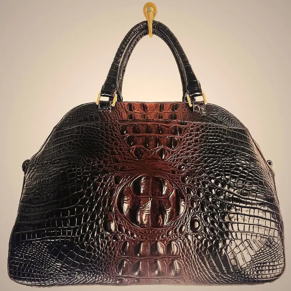 Brahmin Camden Satchel in Cocoa Ombre Melbourne - Read Description‎